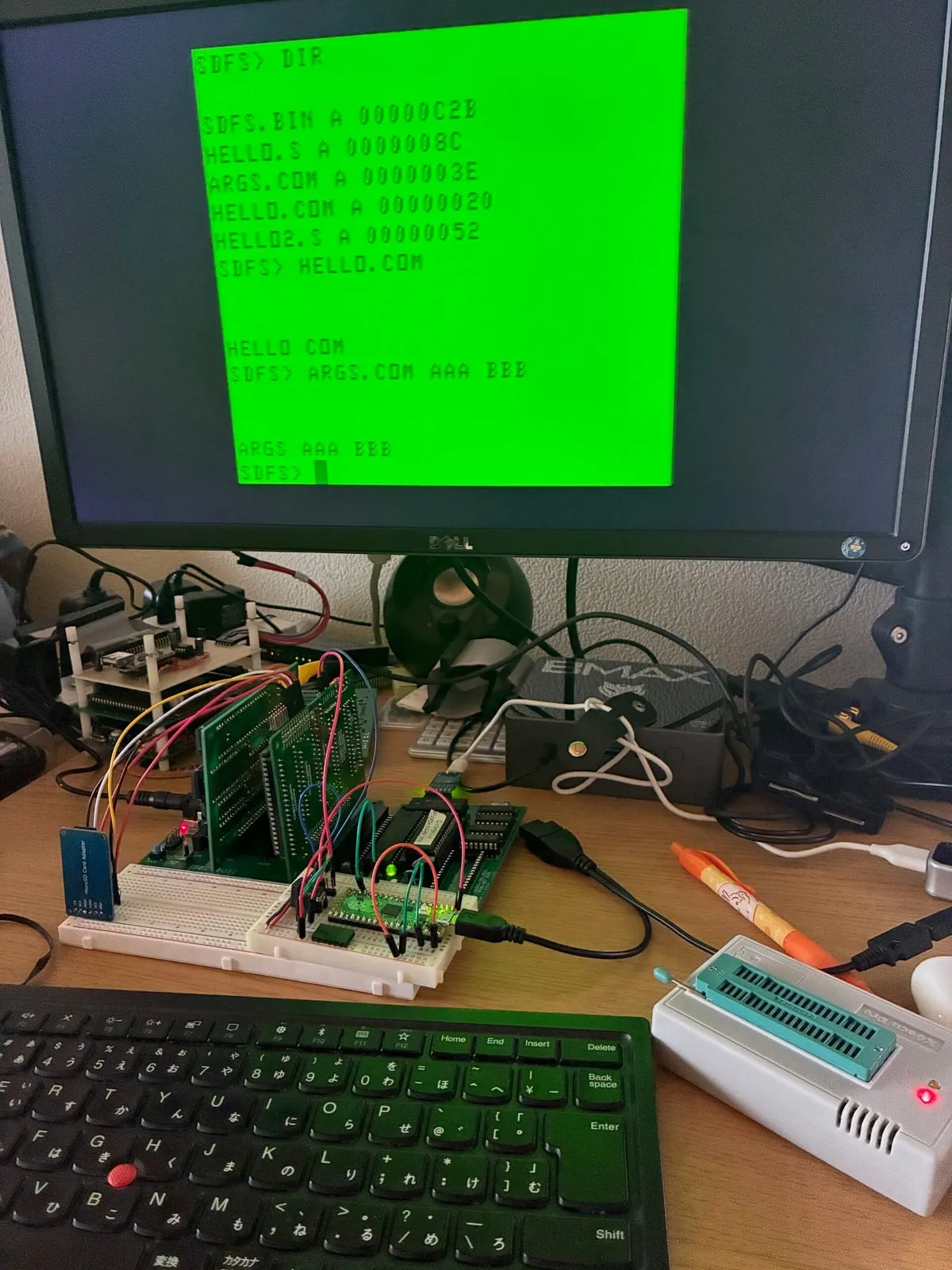 MC6800 SDFS/68を作る その6 ～.COMでトランジェントコマンドっぽくする～