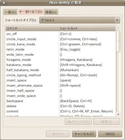Screenshot-IBus-Anthy の設定