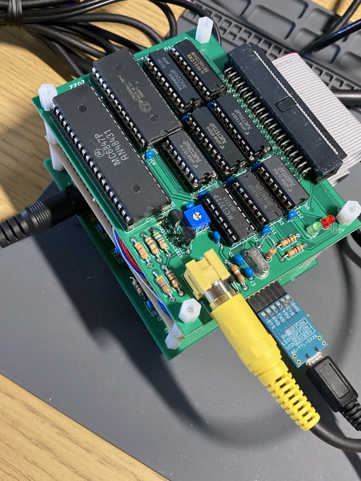 K68-VDG ビデオボード REV1.1 (☆シルク印刷バグ付きw)