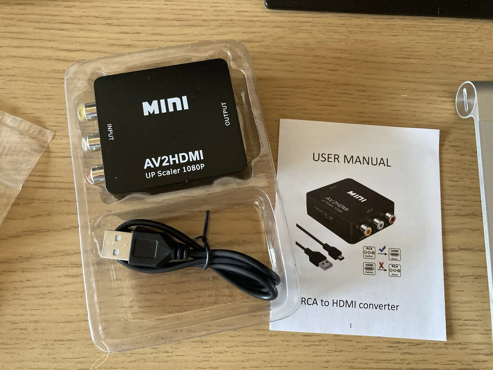 コンポジットビデオをHDMIモニターへ