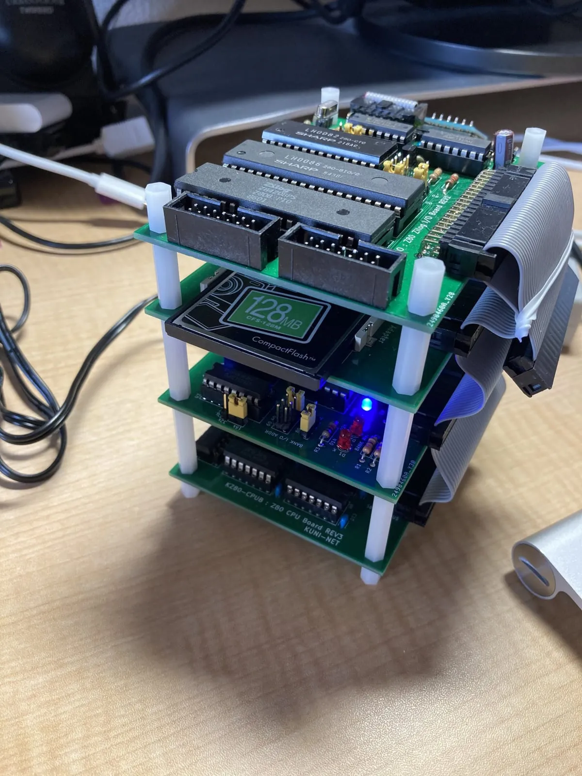 KZ80-ZilogIOでGrant’s CP/M(2) ROM準備とCP/M起動