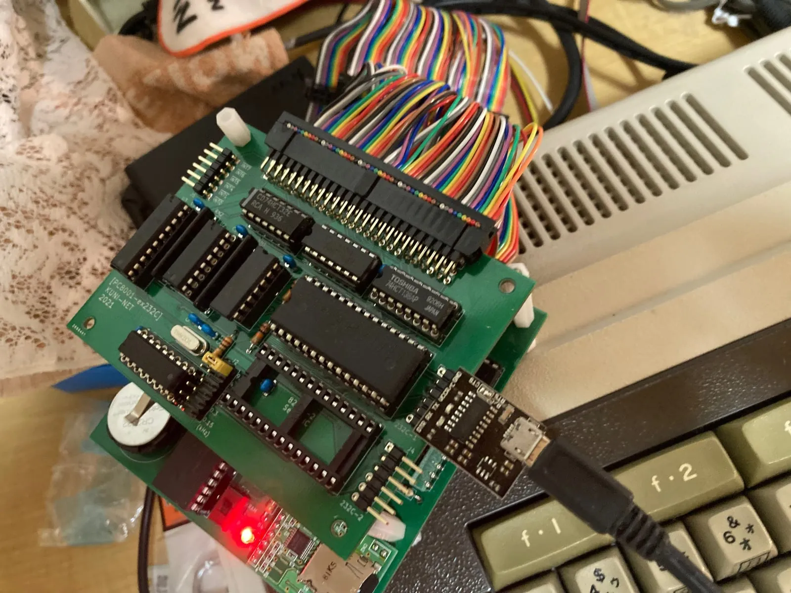 PC-8001 外付け232Cボード プリント基板化