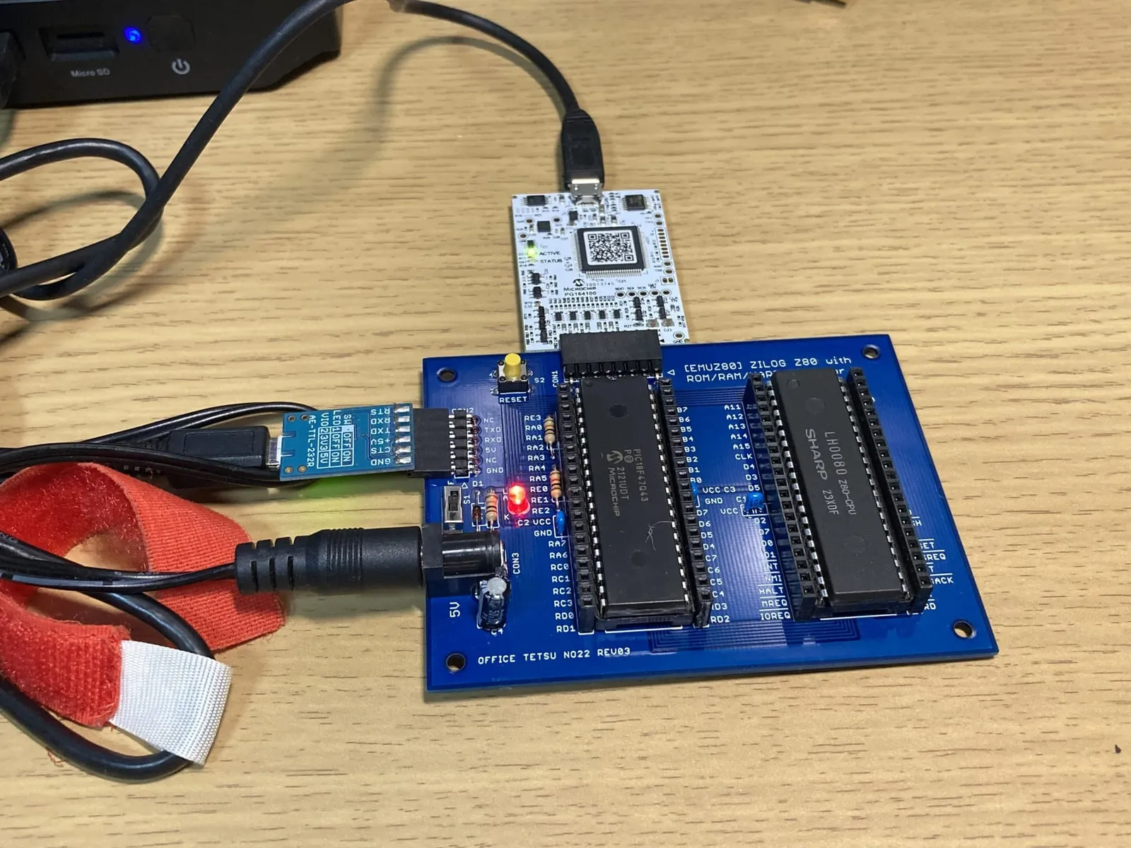 EMUZ80をうごかしてみる(BASICとUniversal Monitor)
