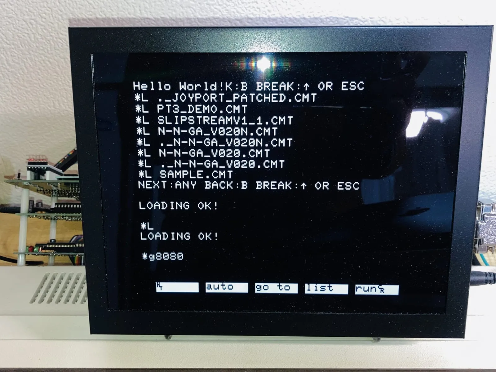 PC-8001のプログラムをC言語で開発(M1 MacもOK)