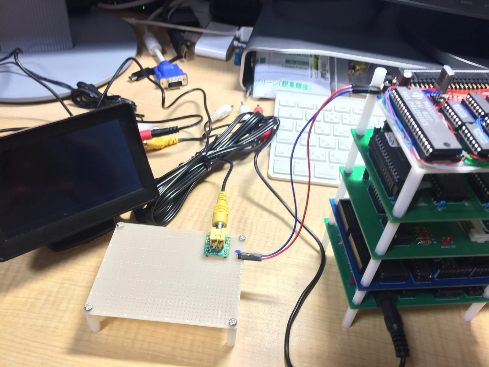 KZ80マイコン 偽MSX1へ〜ビデオボード(2)