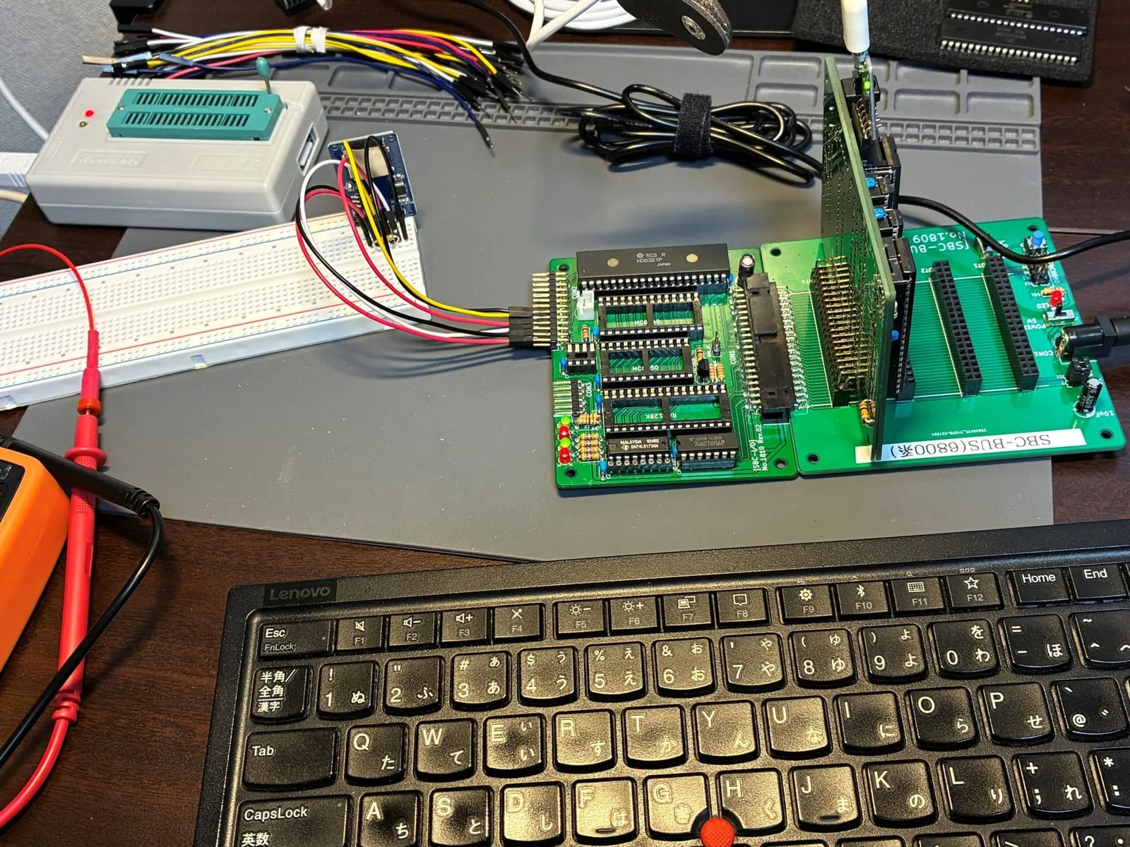 MC6800 ROMモニタ自作 その17 ～SBC-IO実機でSDカードからLOADする～