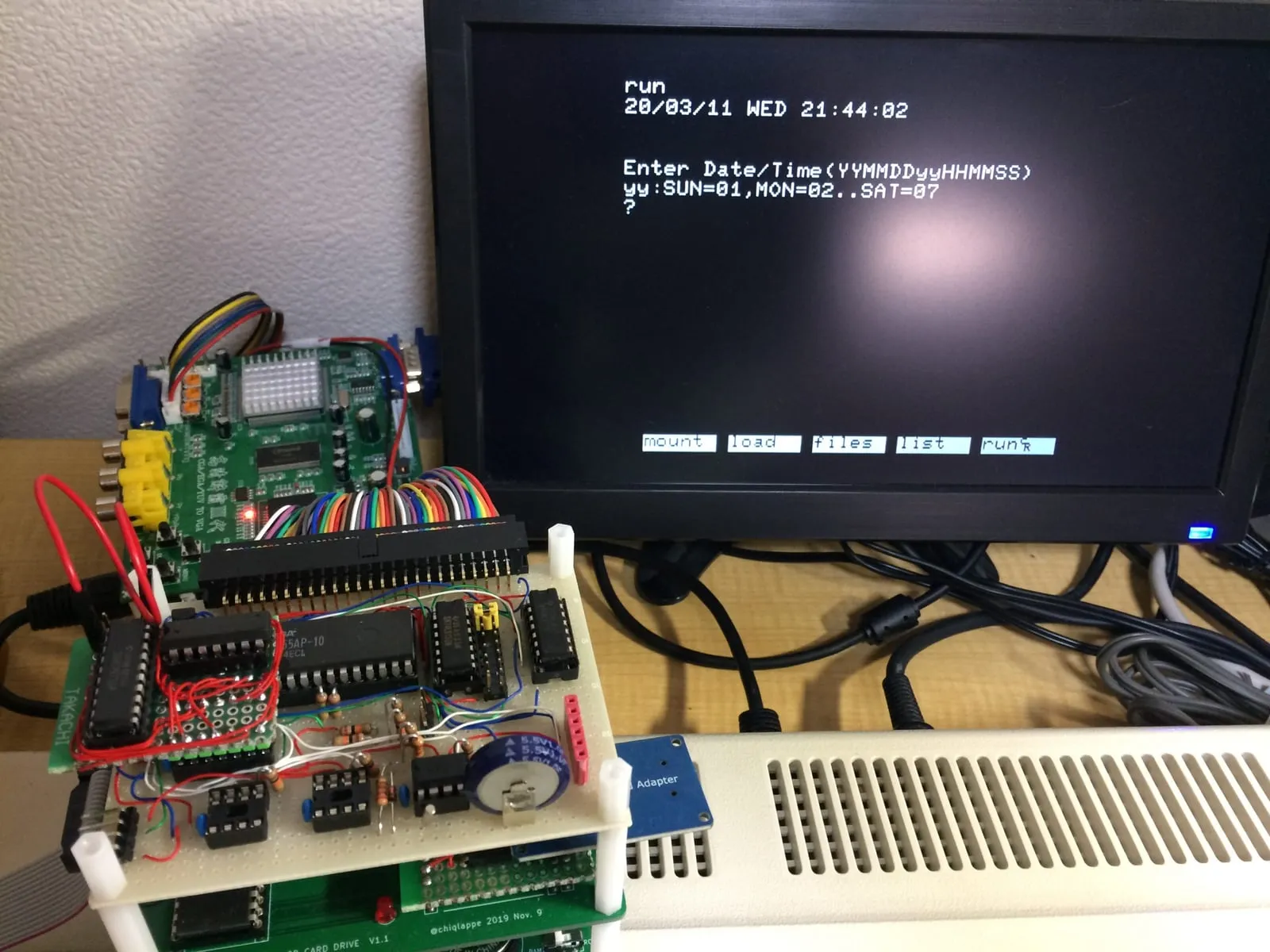 PC-8001用 ソフトウェア制御I2Cボード