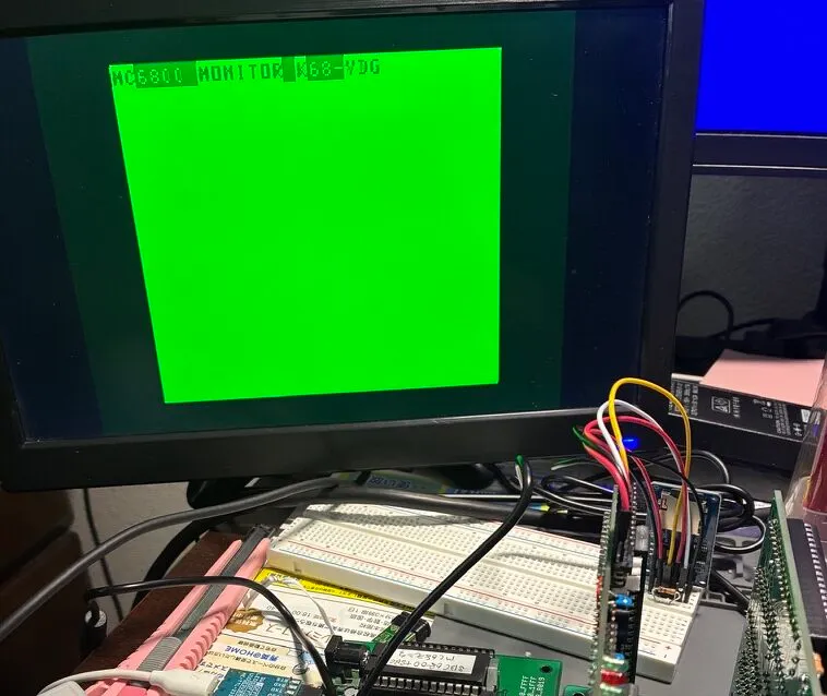 MC6800 ROMモニタ自作 その20 ～VDGTESTとMC1372復活劇～