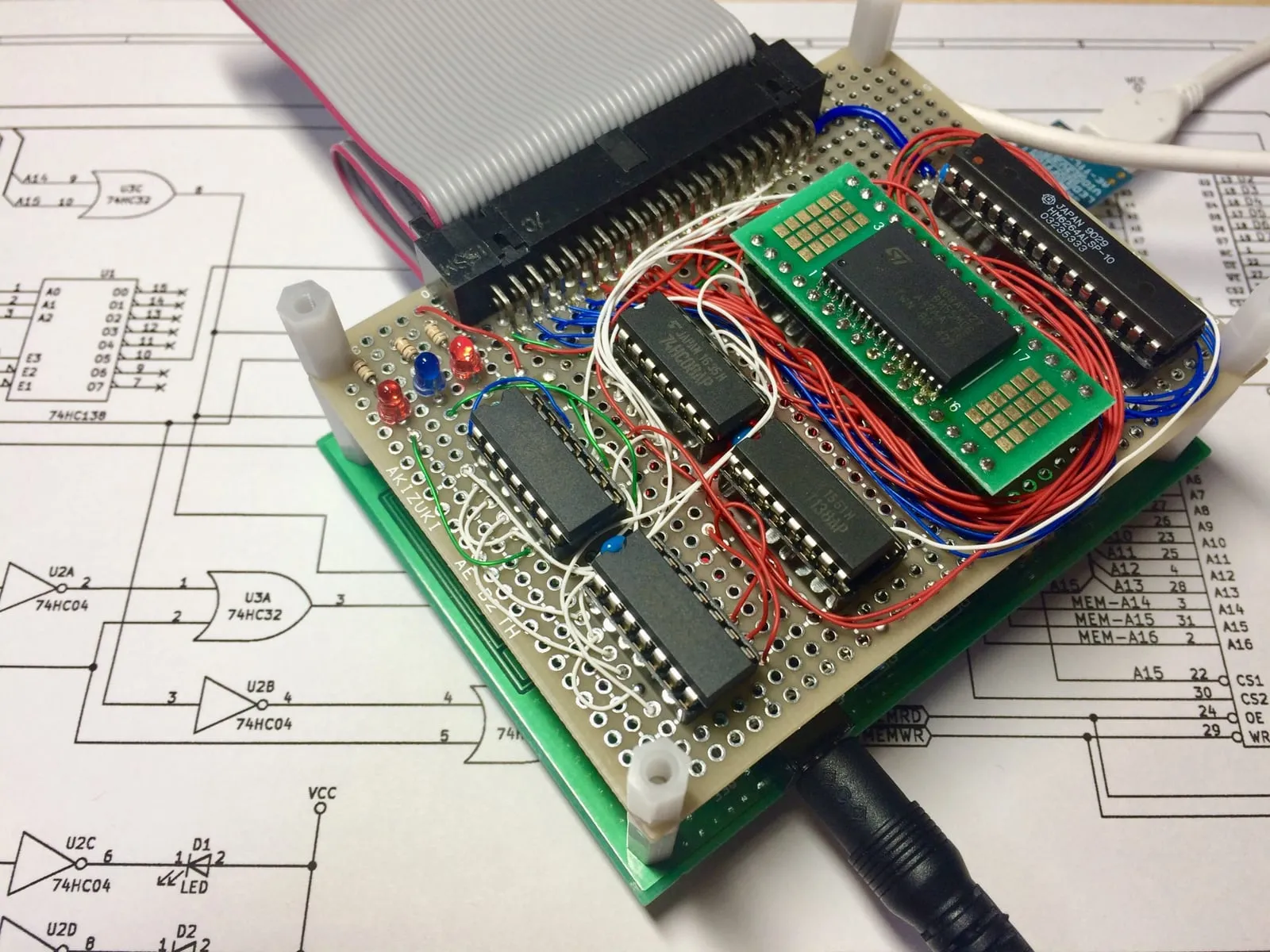 SBC68系 128kB バンクメモリボード(3)