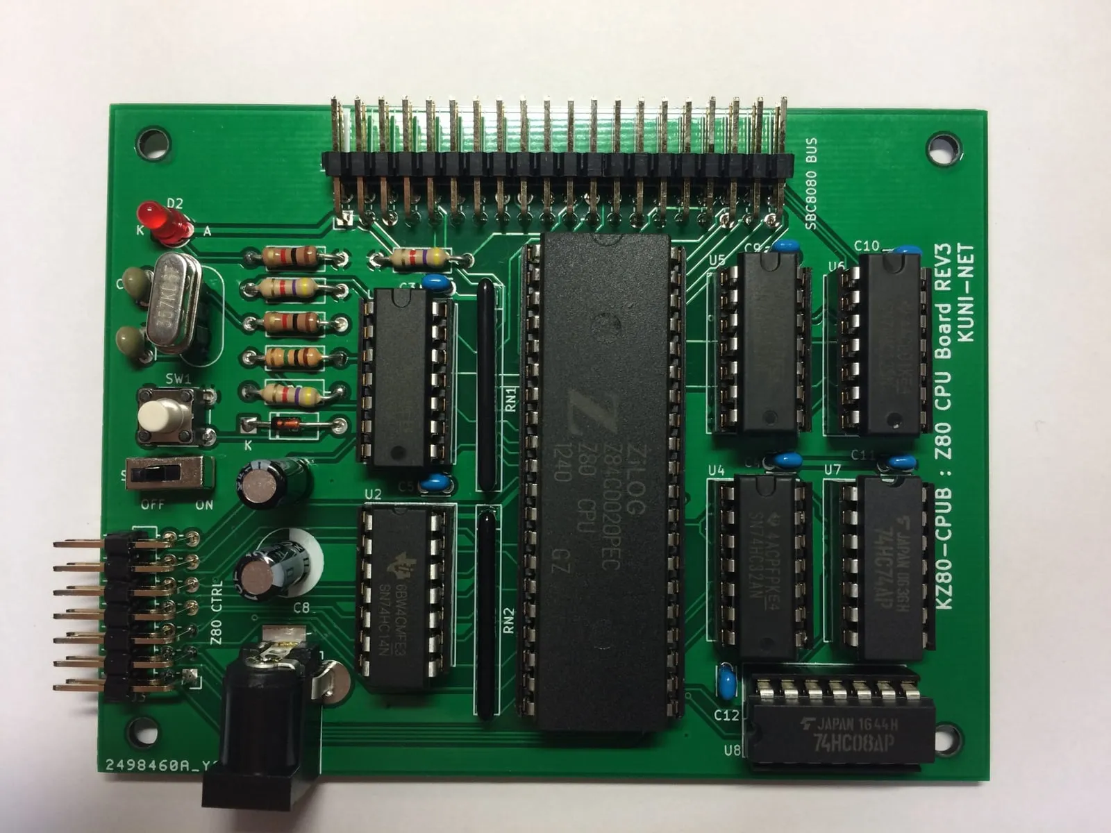 Z80 CPUボード REV3