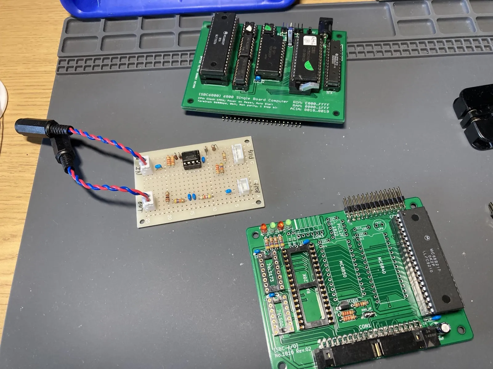 MC6802マイコンとMIKBUG2.0でカセットインターフェース